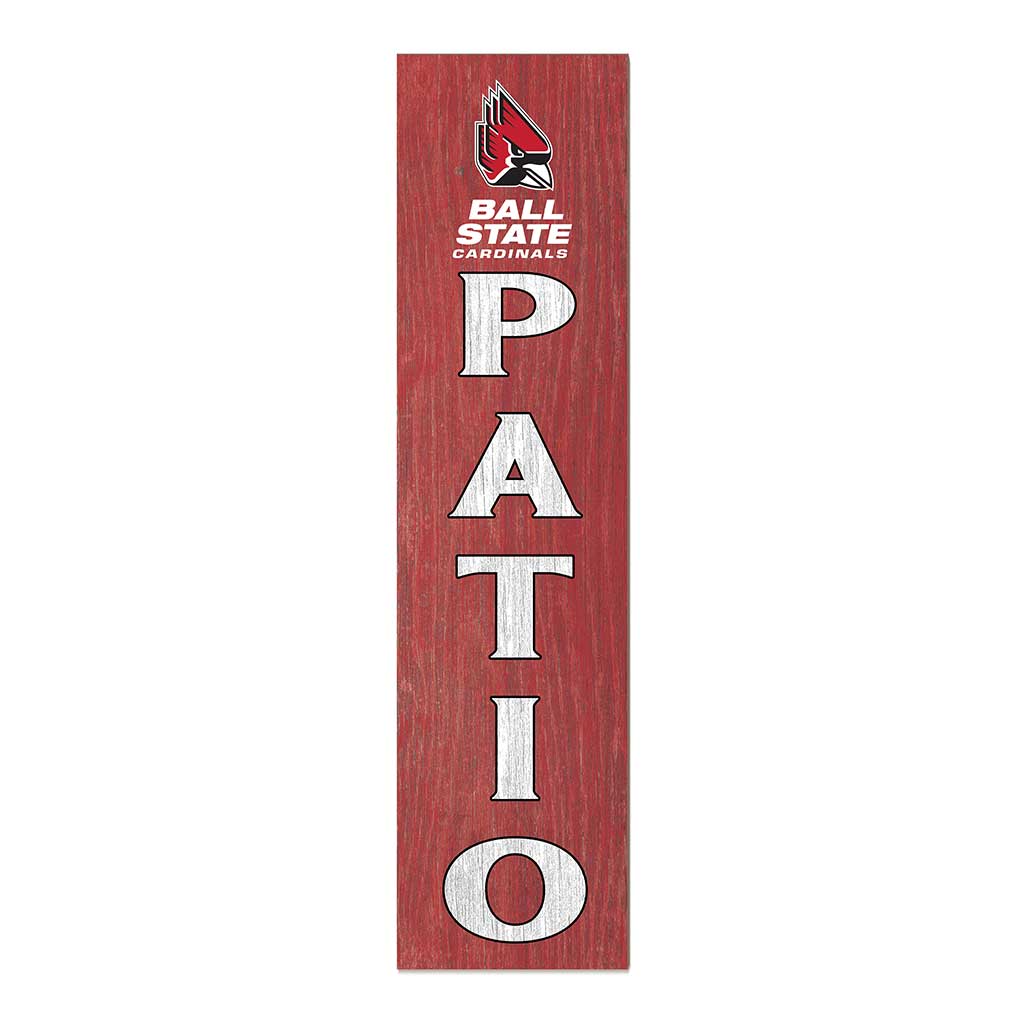 11x46 Leaning Sign Patio Ball State Cardinals