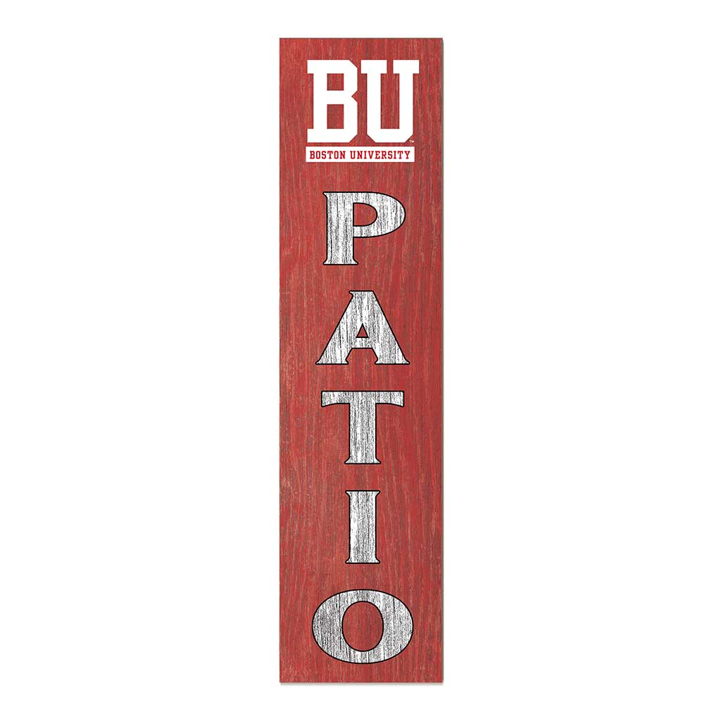 11x46 Leaning Sign Patio Boston University Terriers