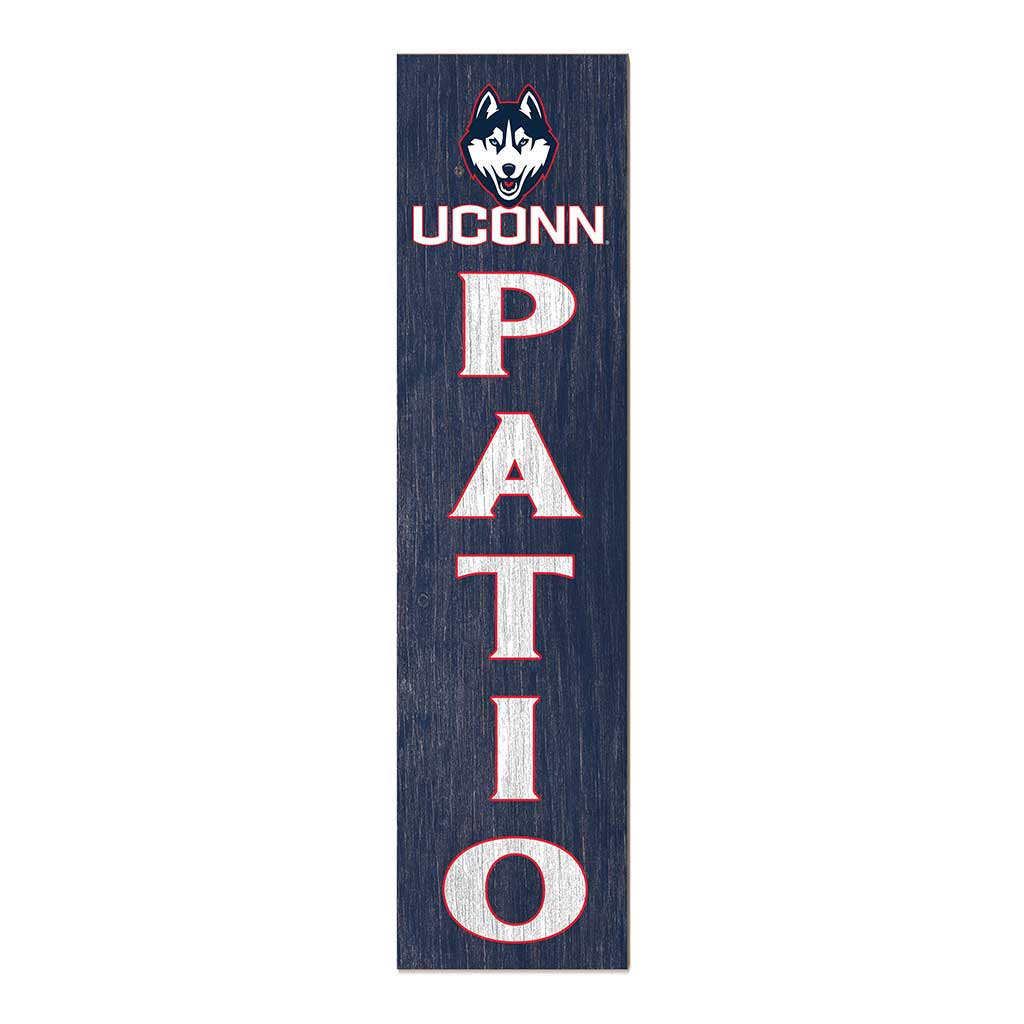 11x46 Leaning Sign Patio Connecticut Huskies