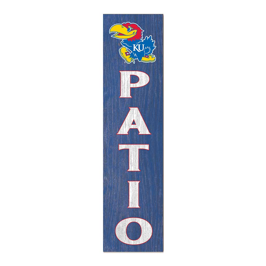 11x46 Leaning Sign Patio Kansas Jayhawks