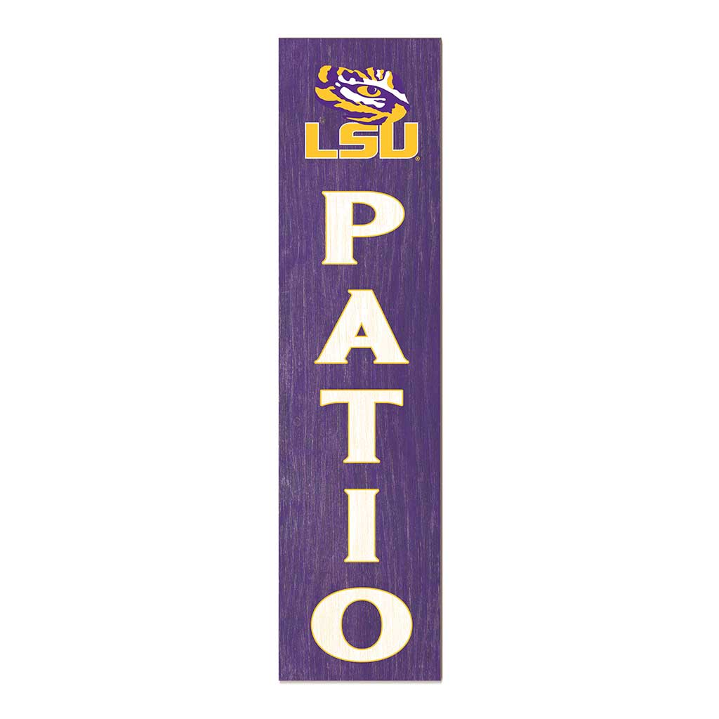 11x46 Leaning Sign Patio LSU Fighting Tigers