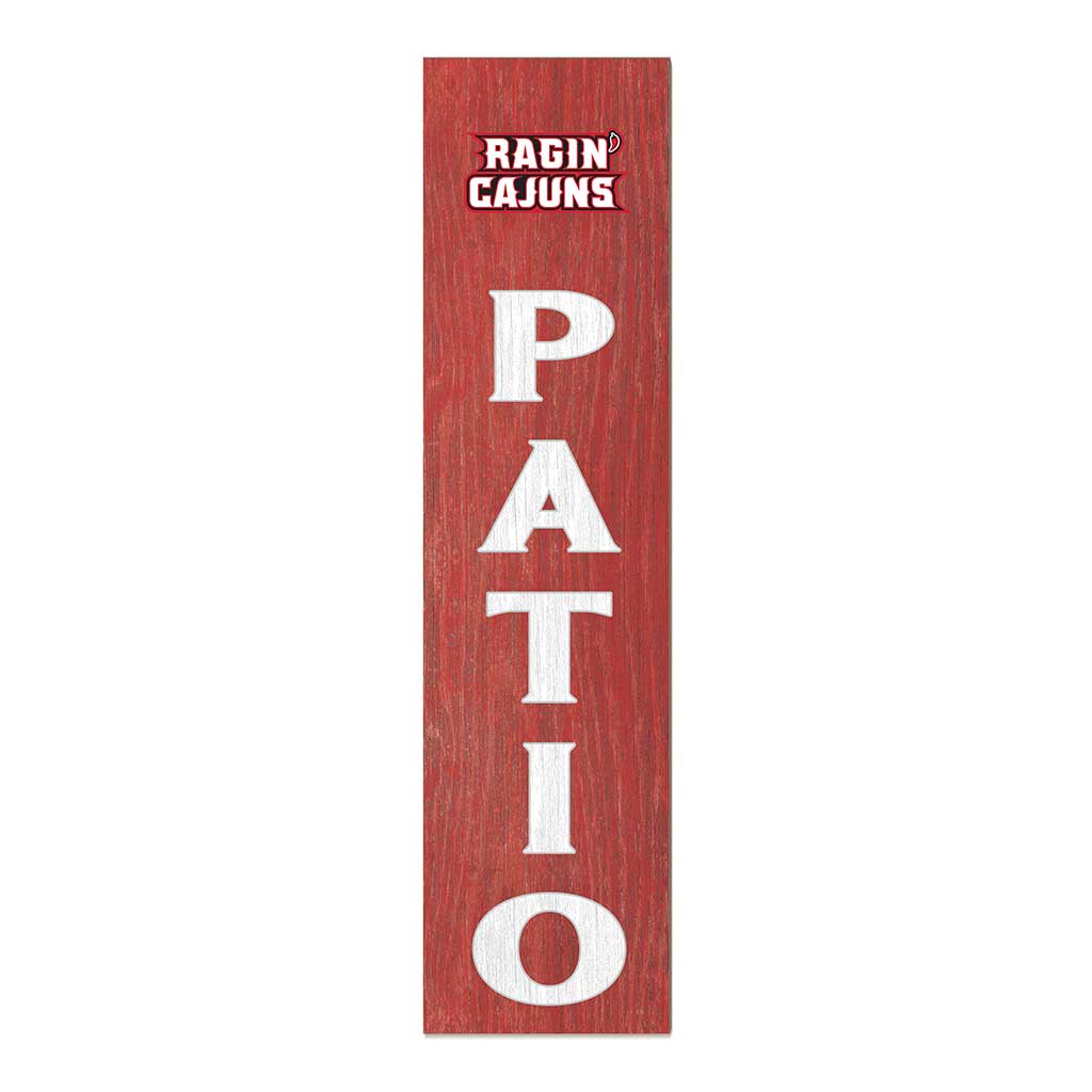 11x46 Leaning Sign Patio Louisiana State Lafayette Ragin Cajuns