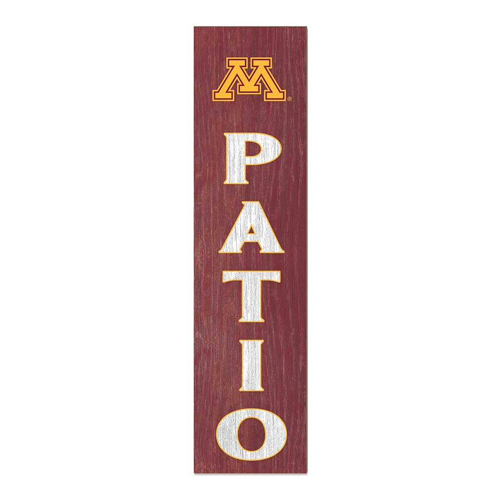11x46 Leaning Sign Patio Minnesota Golden Gophers