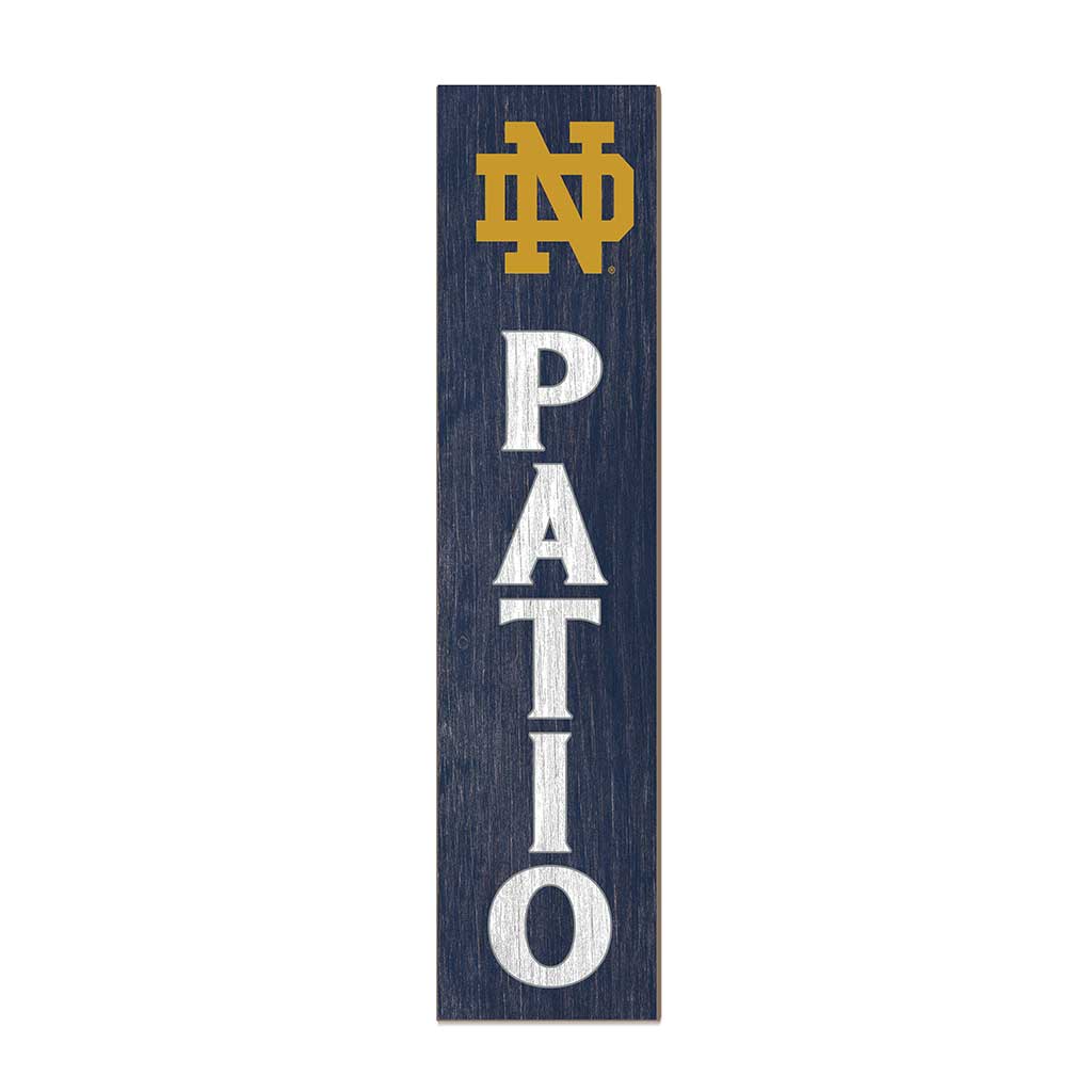 11x46 Leaning Sign Patio Notre Dame Fighting Irish