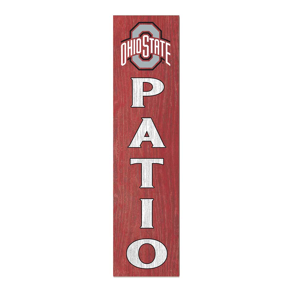 11x46 Leaning Sign Patio Ohio State Buckeyes