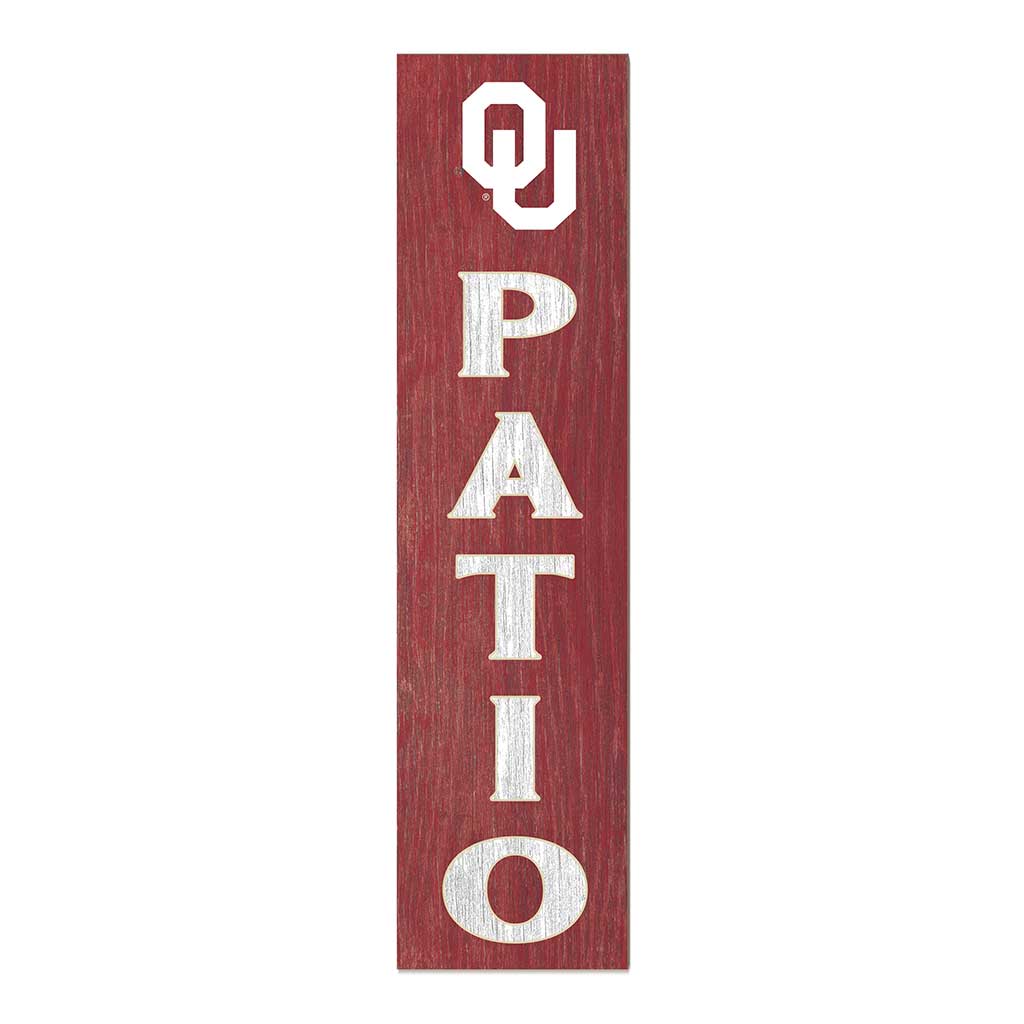 11x46 Leaning Sign Patio Oklahoma Sooners