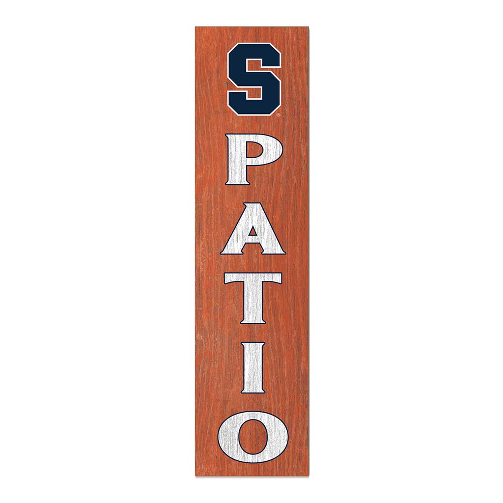 11x46 Leaning Sign Patio Syracuse Orange