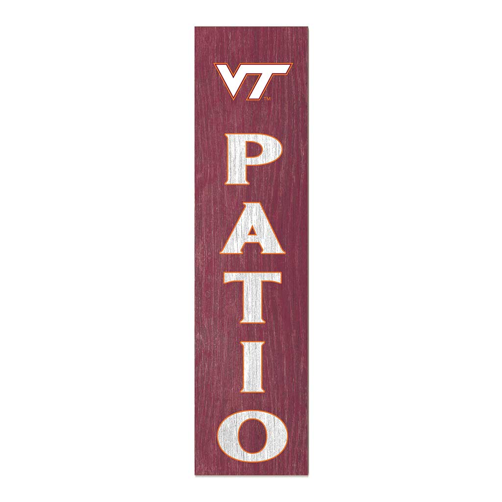 11x46 Leaning Sign Patio Virginia Tech Hokies