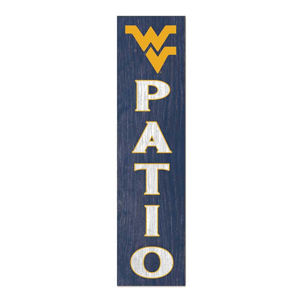 11x46 Leaning Sign Patio West Virginia Mountaineers