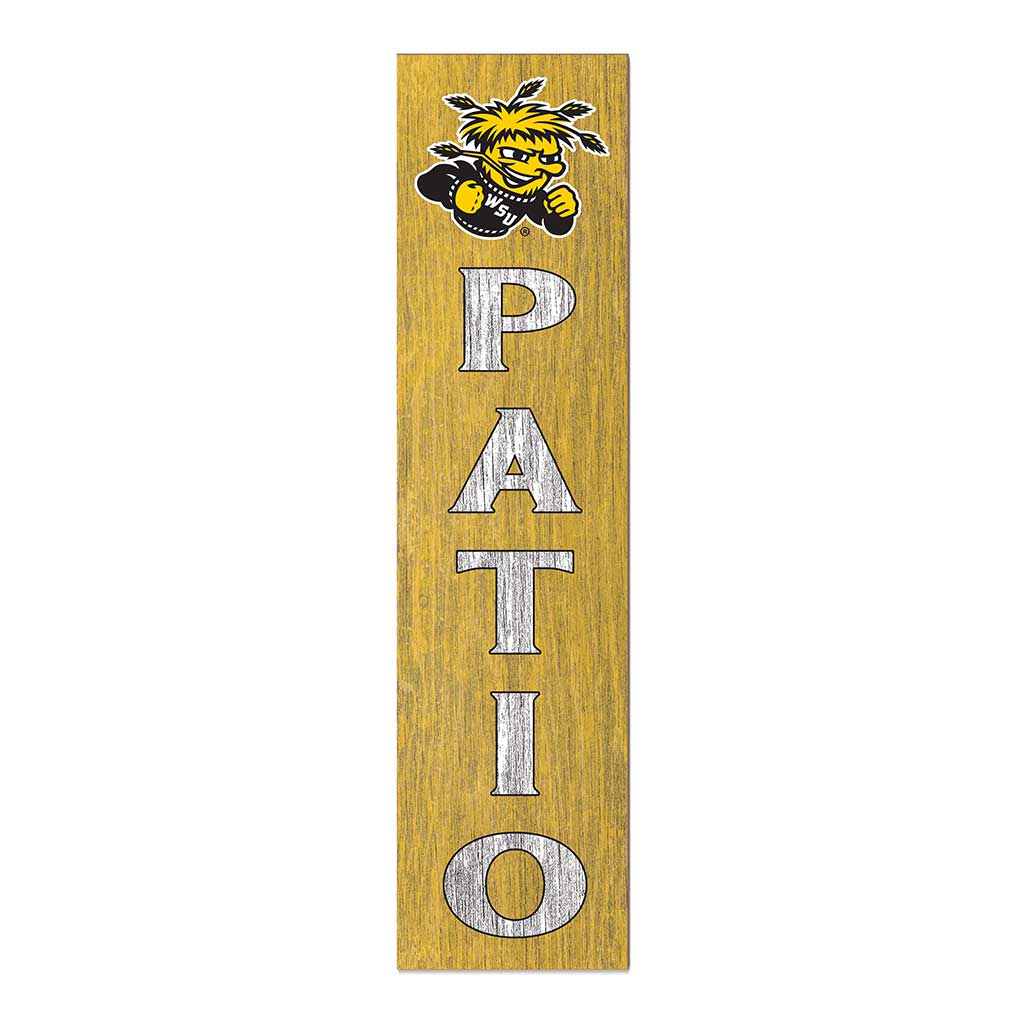 11x46 Leaning Sign Patio Wichita State Shockers