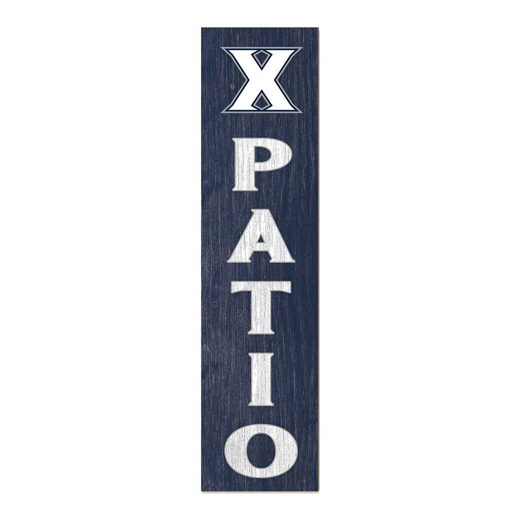 11x46 Leaning Sign Patio Xavier Ohio Musketeers