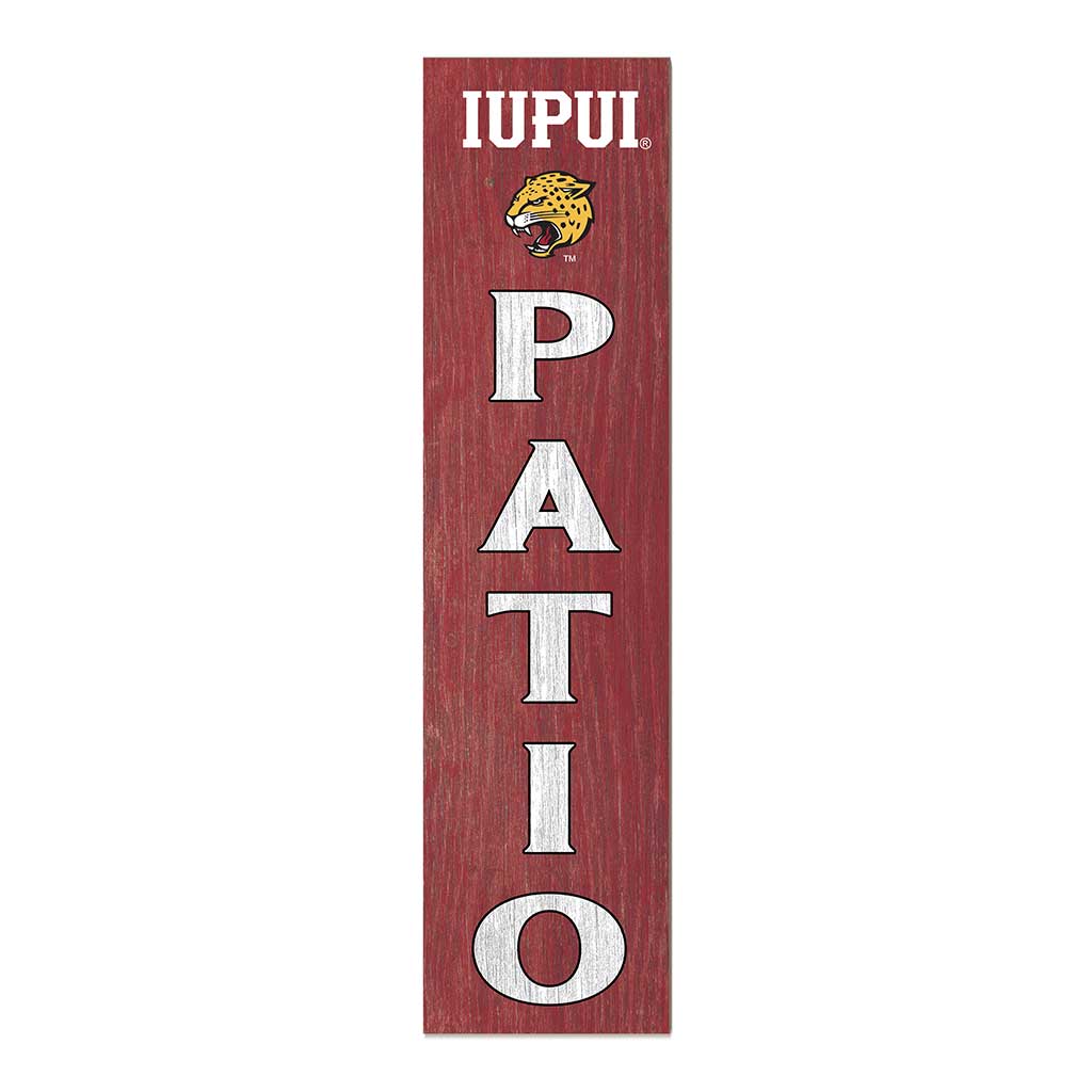 11x46 Leaning Sign Patio Indiana-Purdue Indianapolis Jaguars