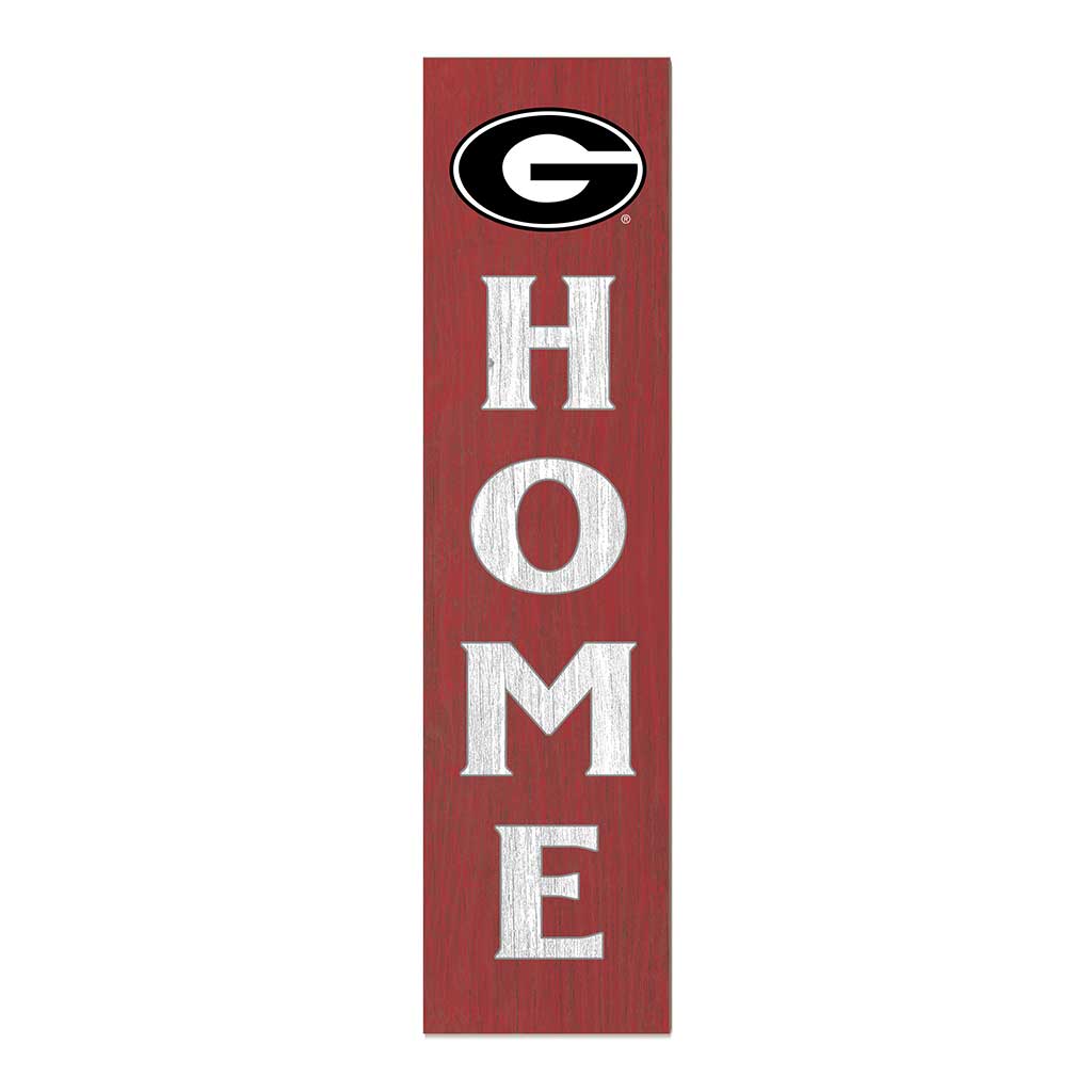 11x46 Leaning Sign Home Georgia Bulldogs