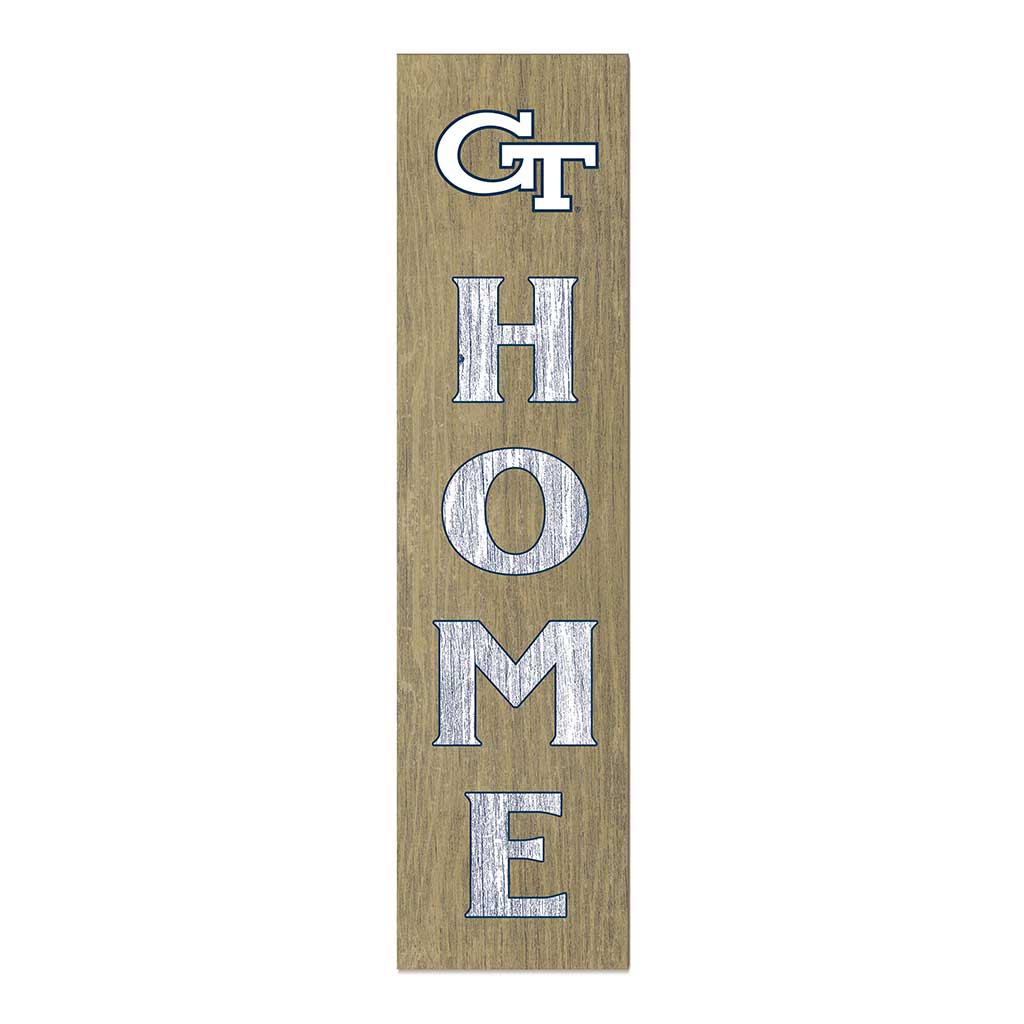 11x46 Leaning Sign Home Georgia Tech Yellow Jackets