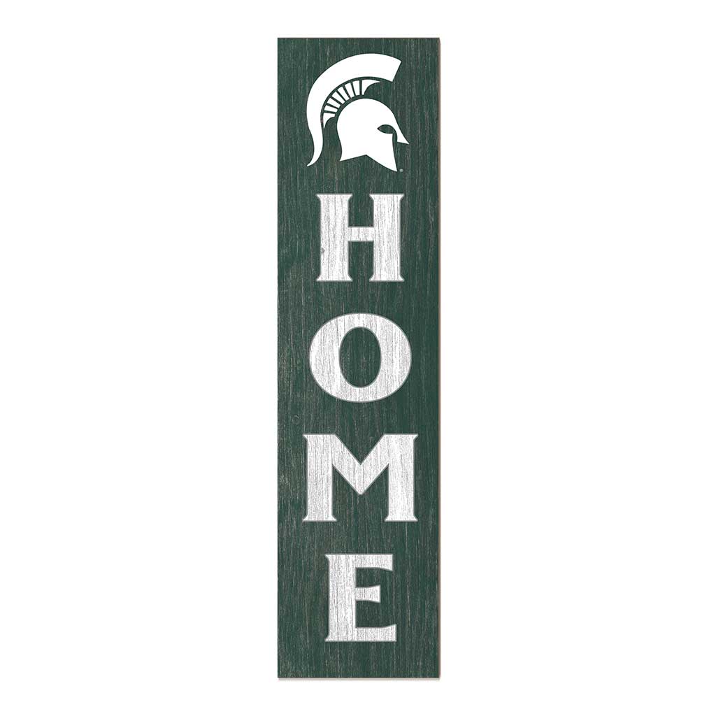 11x46 Leaning Sign Home Michigan State Spartans