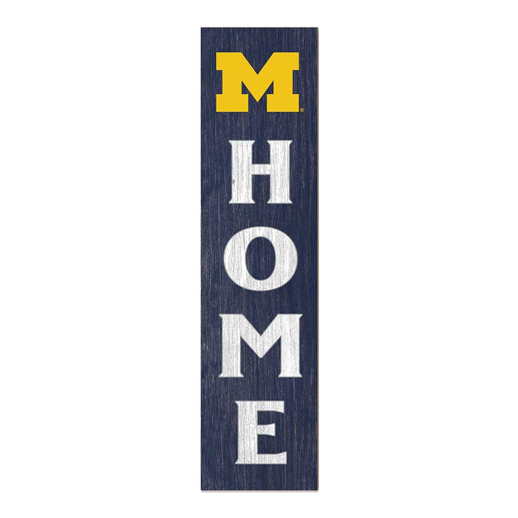 11x46 Leaning Sign Home Michigan Wolverines