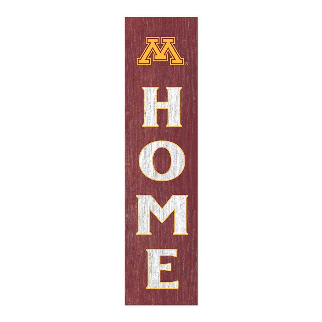 11x46 Leaning Sign Home Minnesota Golden Gophers