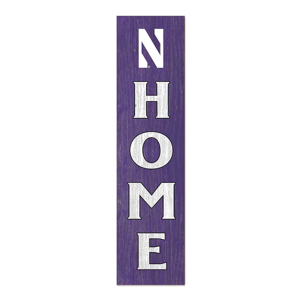 11x46 Leaning Sign Home Northwestern Wildcats