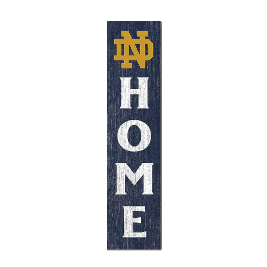 11x46 Leaning Sign Home Notre Dame Fighting Irish