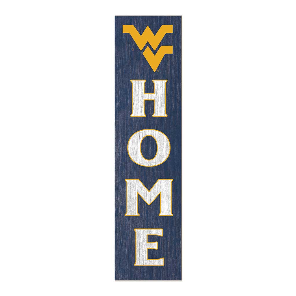 11x46 Leaning Sign Home West Virginia Mountaineers