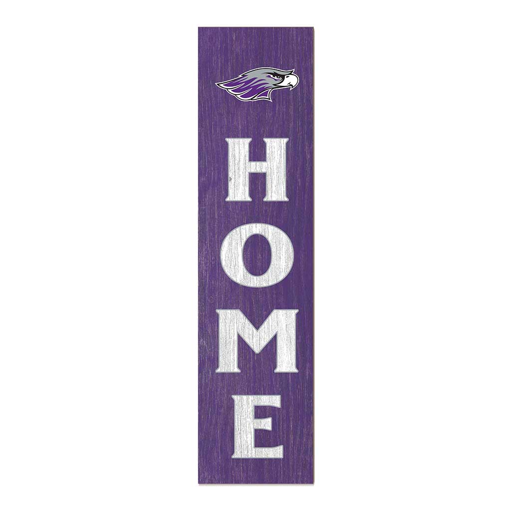 11x46 Leaning Sign Home University of Wisconsin Whitewater Warhawks