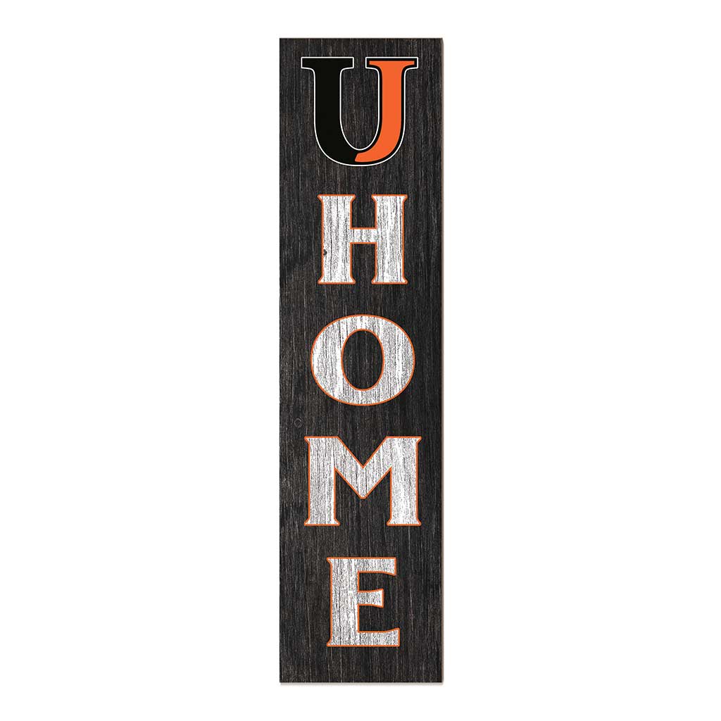 11x46 Leaning Sign Home University of Jamestown Knight
