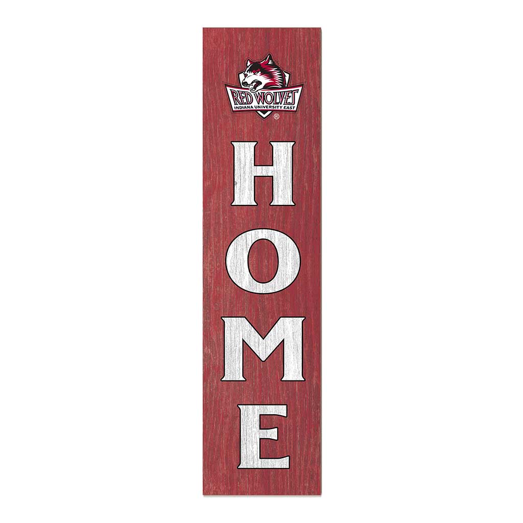 11x46 Leaning Sign Home Indiana University East Red Wolves