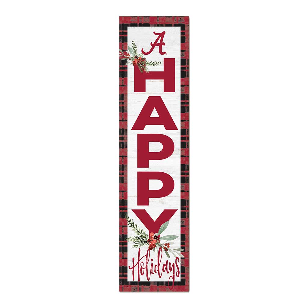 11x46 Merry Christmas Sign Alabama Crimson Tide