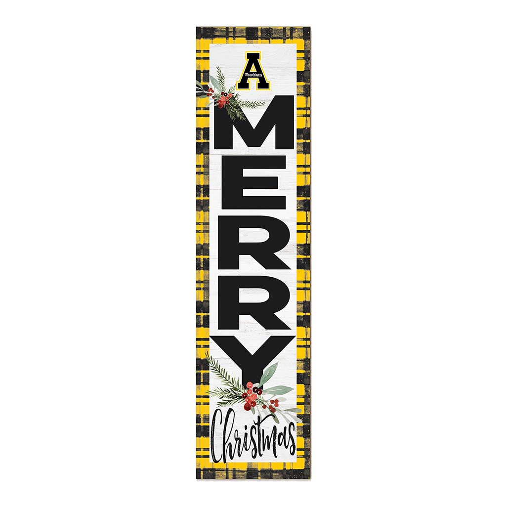 11x46 Merry Christmas Sign Appalachian State Mountaineers