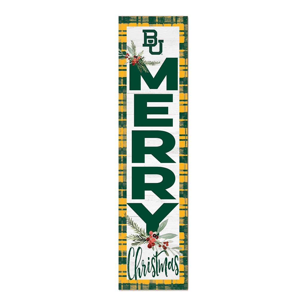 11x46 Merry Christmas Sign Baylor Bears