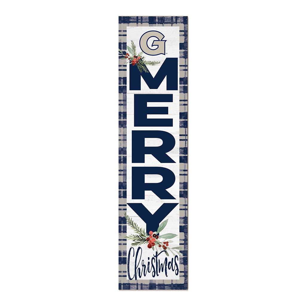 11x46 Merry Christmas Sign Georgetown Hoyas