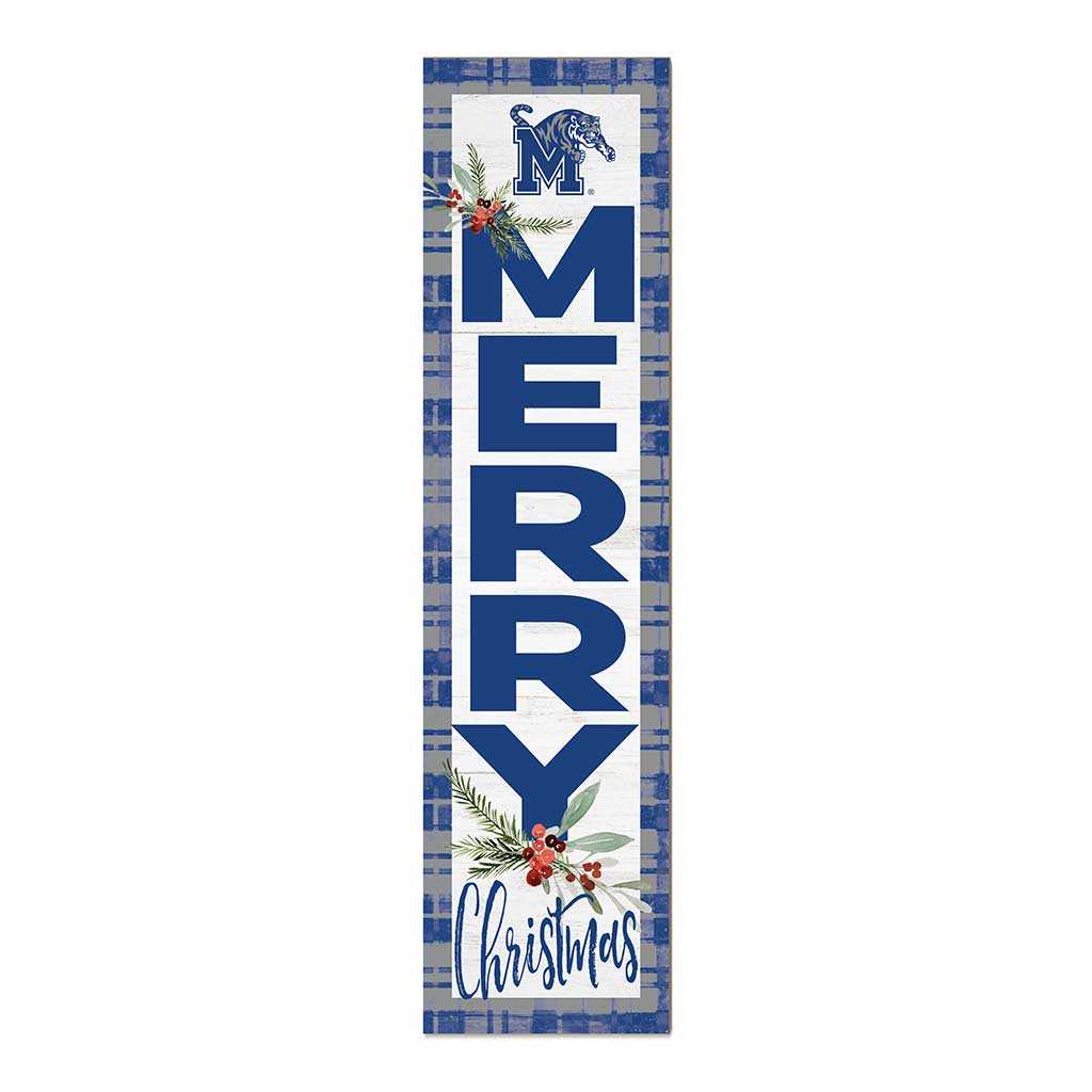 11x46 Merry Christmas Sign Memphis Tigers