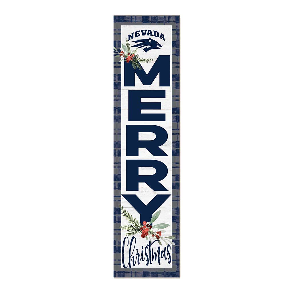 11x46 Merry Christmas Sign Nevada Wolf Pack
