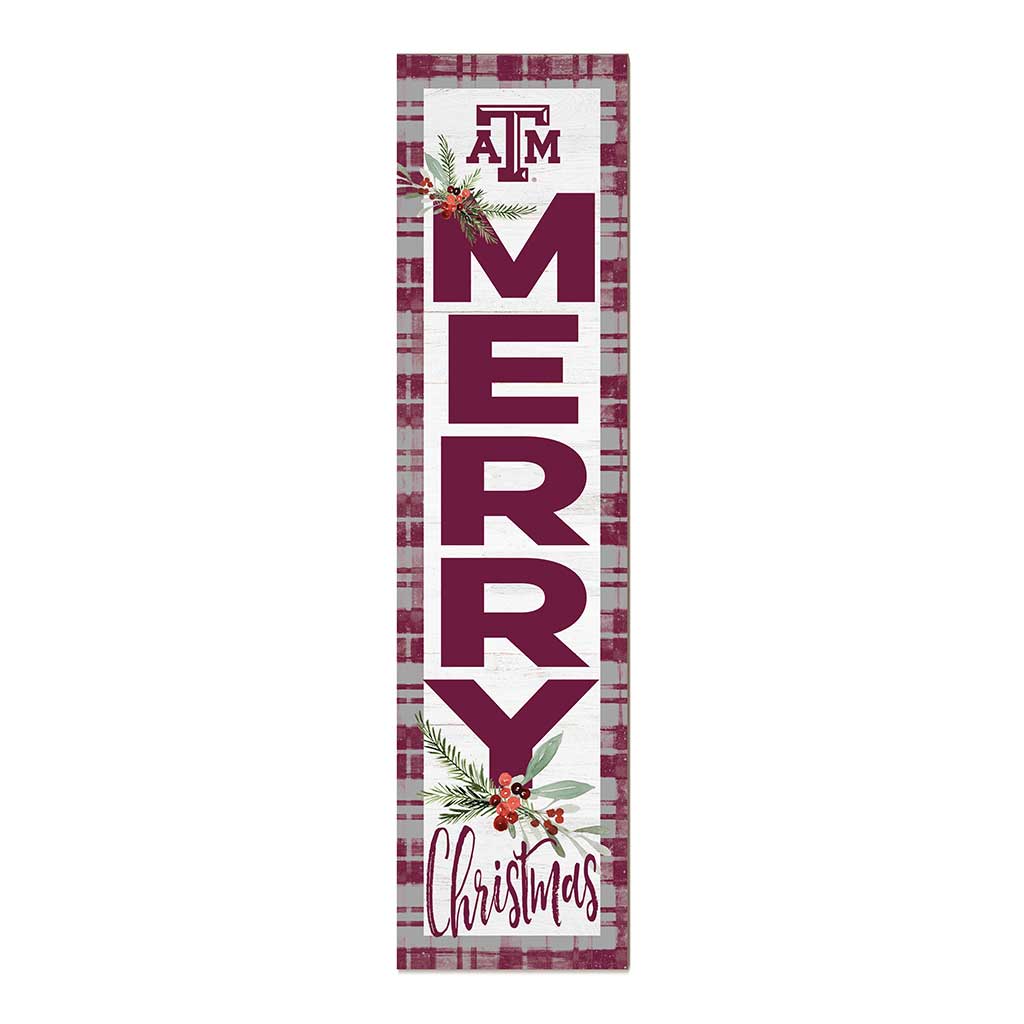 11x46 Merry Christmas Sign Texas A&M Aggies