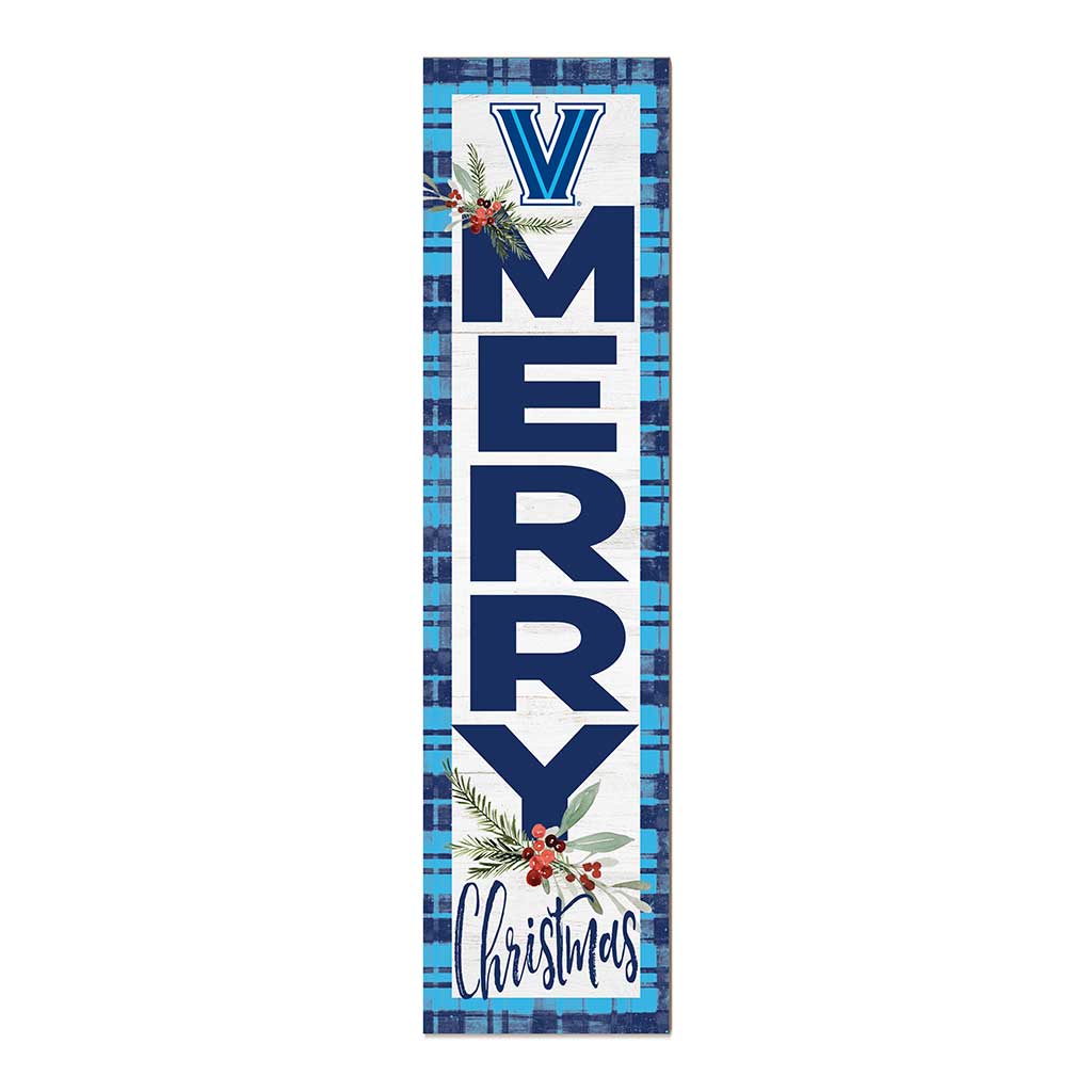 11x46 Merry Christmas Sign Villanova Wildcats