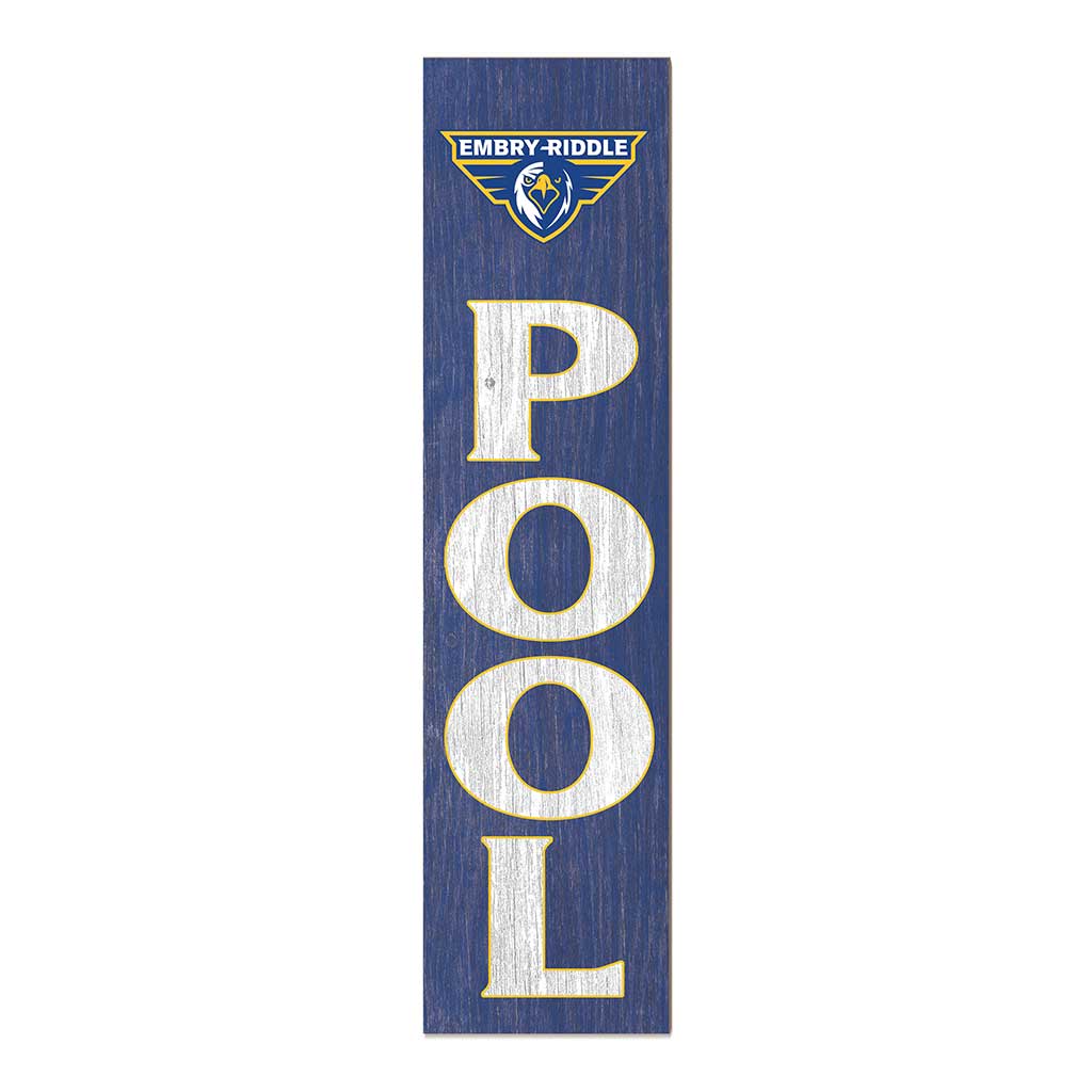 11x46 Leaning Sign Pool Embry-Riddle Aeronautical Prescott Eagles