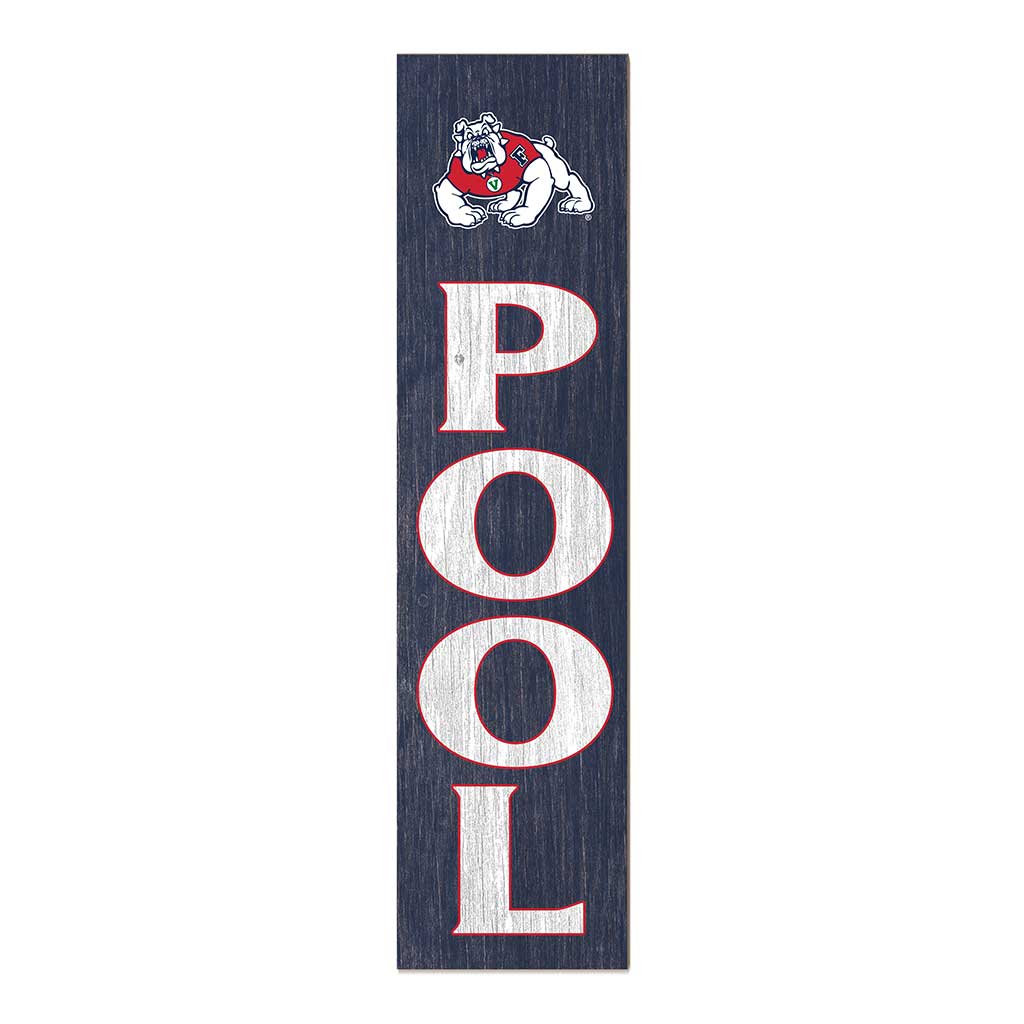 11x46 Leaning Sign Pool Fresno State Bulldogs