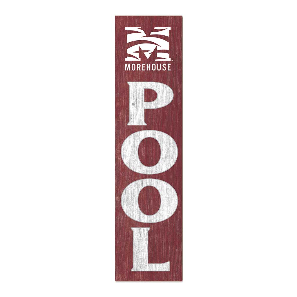 11x46 Leaning Sign Pool Morehouse College Maroon Tigers