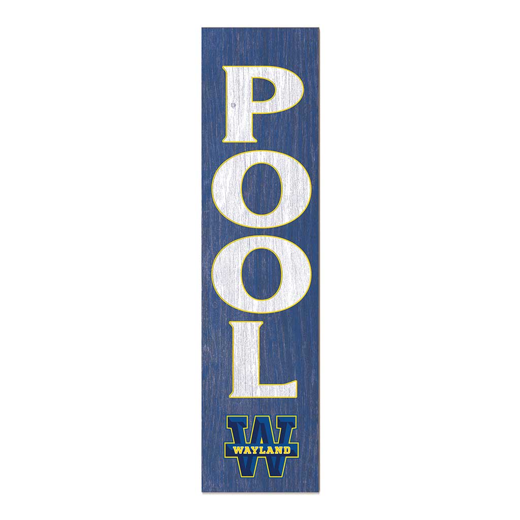 11x46 Leaning Sign Pool Wayland Baptist Pioneers