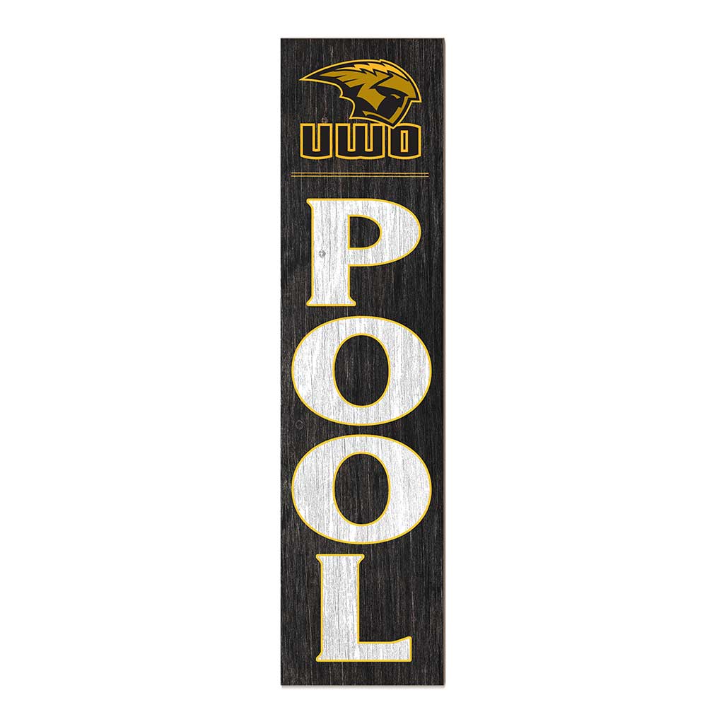 11x46 Leaning Sign Pool University of Wisconsin-Oshkosh