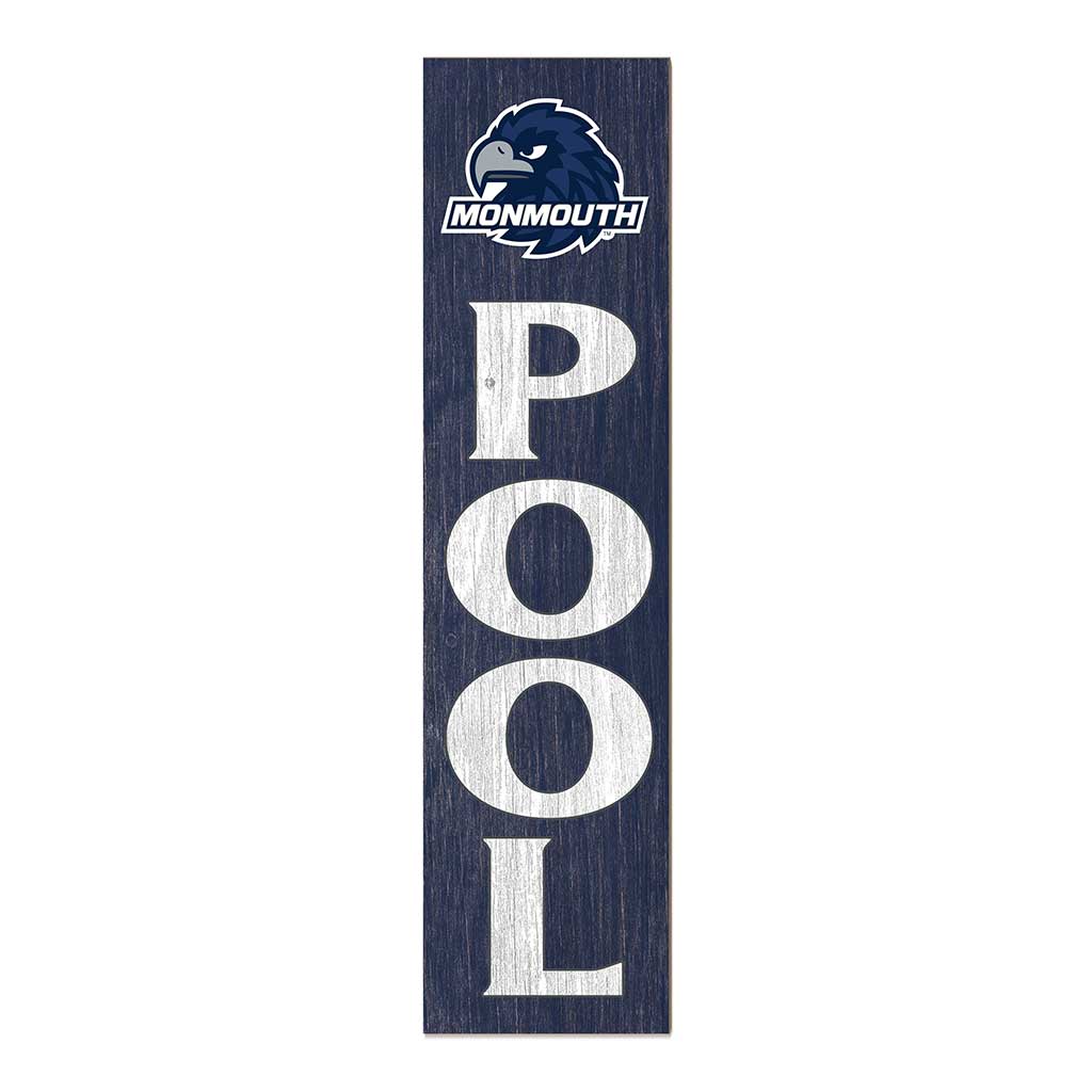 11x46 Leaning Sign Pool Monmouth Hawks