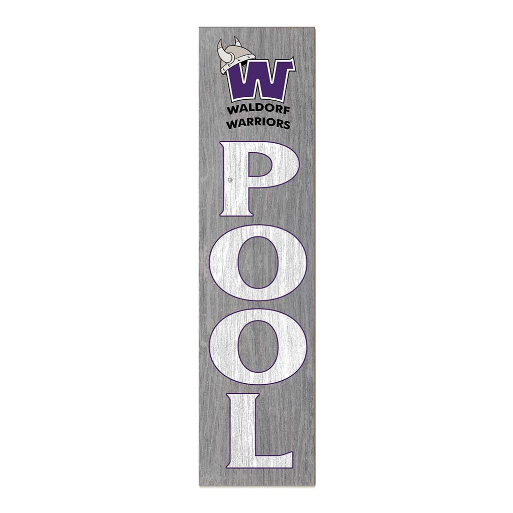 11x46 Leaning Sign Pool Waldorf University Vikings