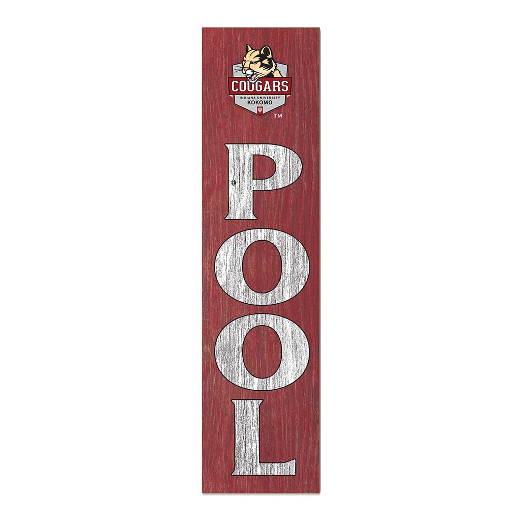 11x46 Leaning Sign Pool Indiana University Kokomo Cougars