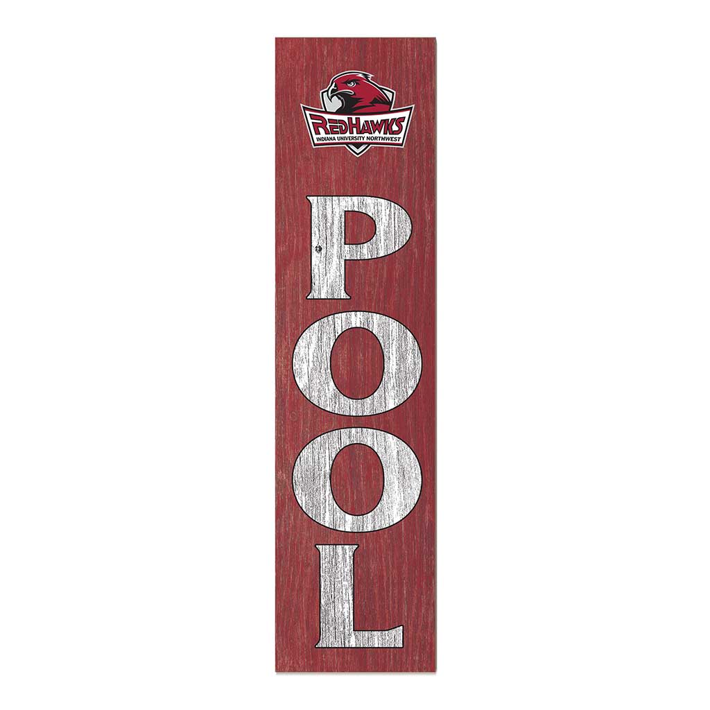 11x46 Leaning Sign Pool Indiana University Northwest Redhawks