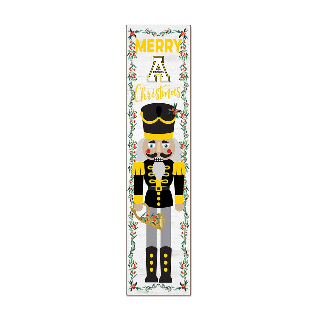 11x46 Leaning Sign Nutcracker Appalachian State Mountaineers