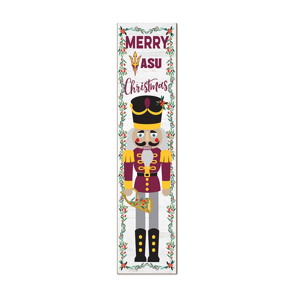 11x46 Leaning Sign Nutcracker Arizona State Sun Devils