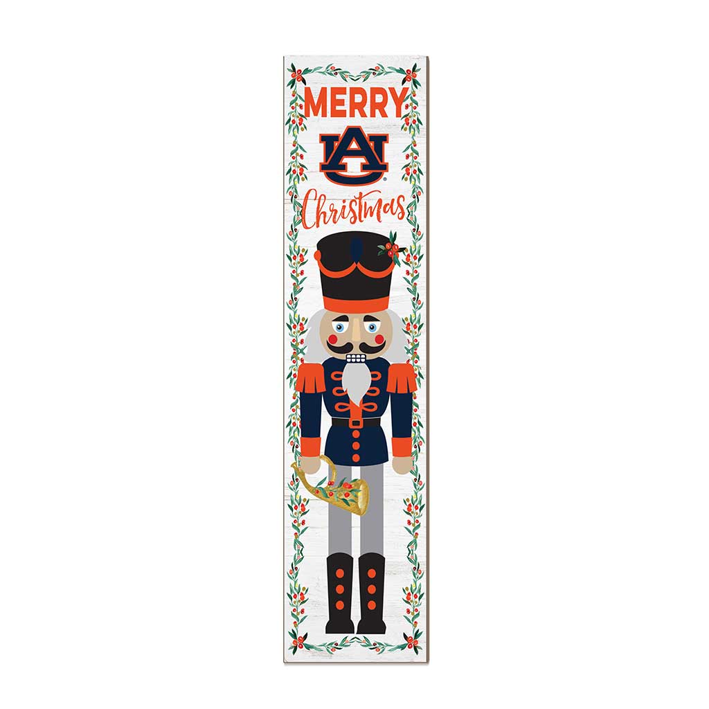 11x46 Leaning Sign Nutcracker Auburn Tigers