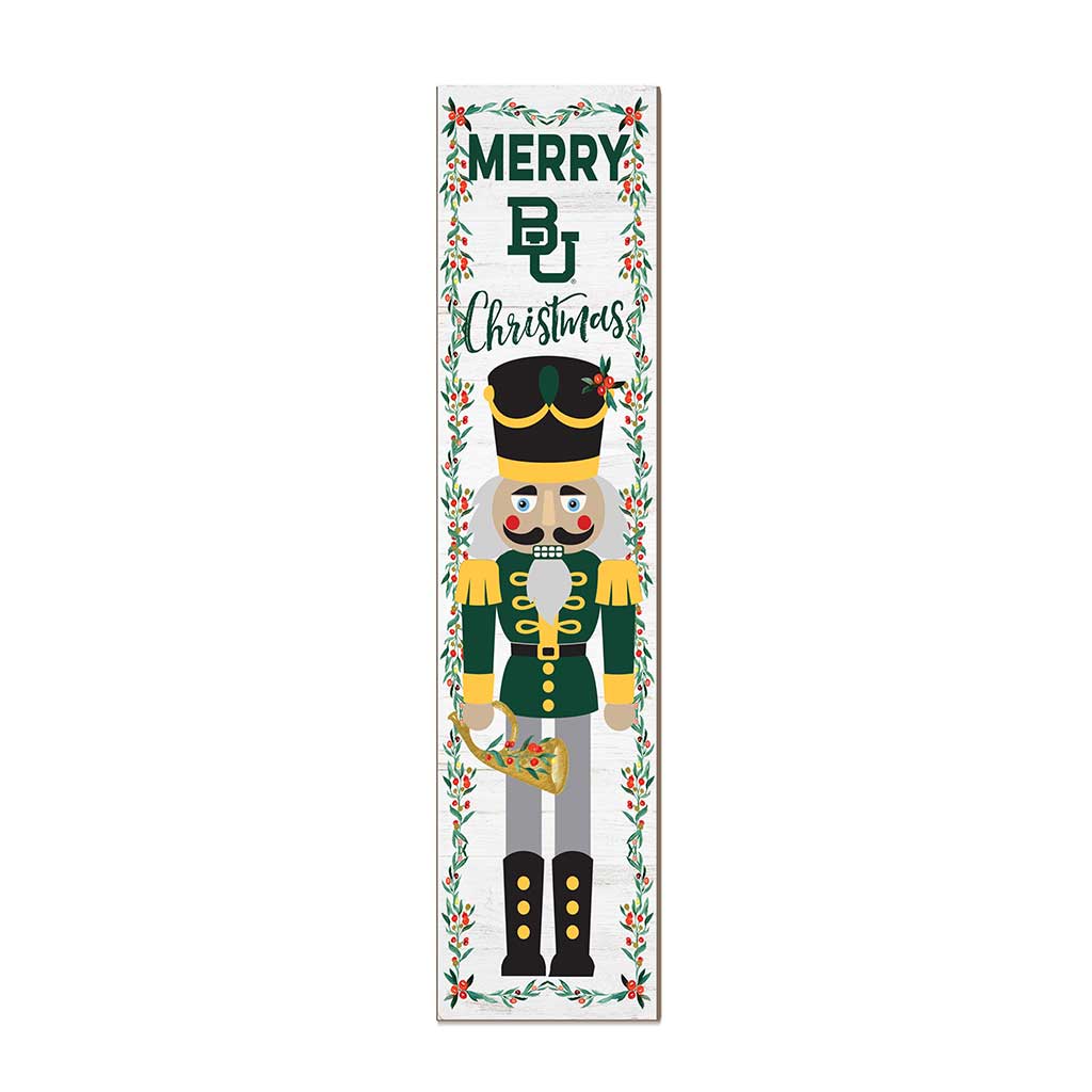 11x46 Leaning Sign Nutcracker Baylor Bears