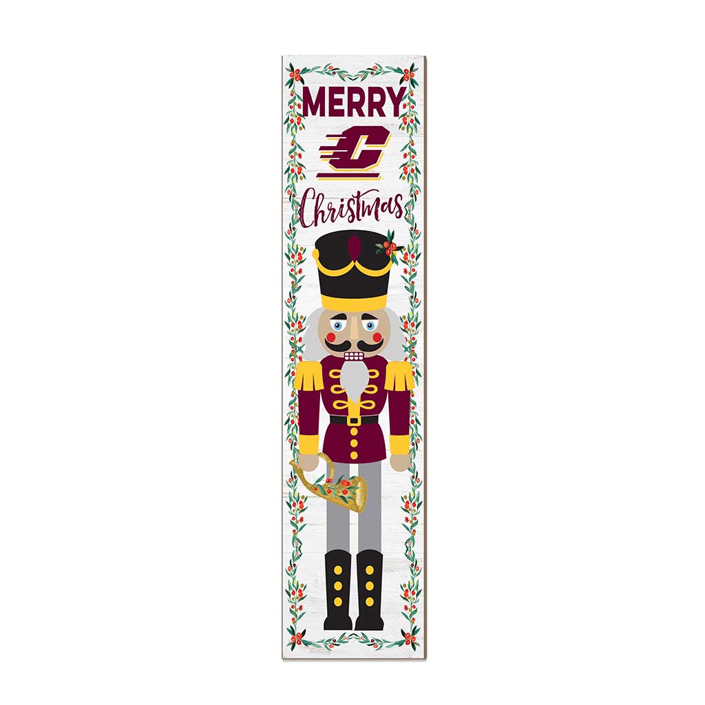 11x46 Leaning Sign Nutcracker Central Michigan Chippewas