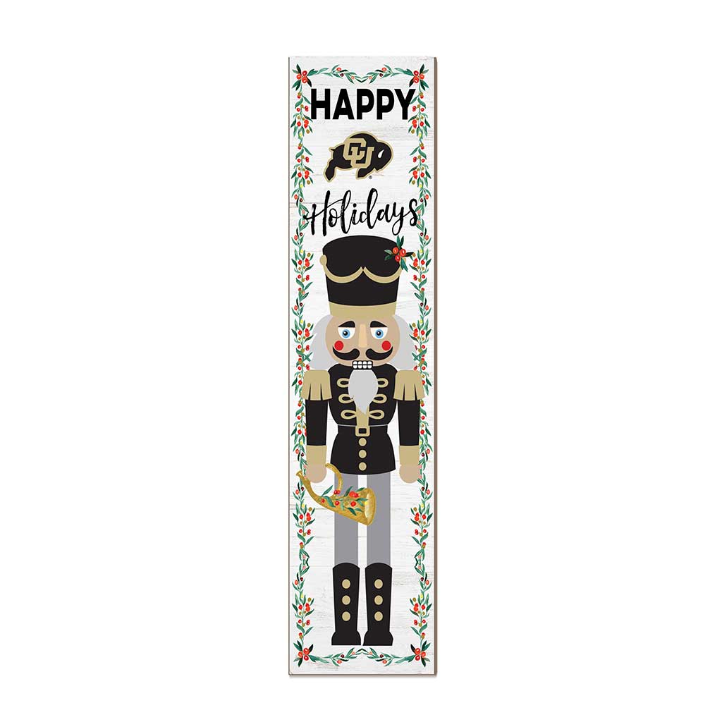 11x46 Leaning Sign Nutcracker Colorado (Boulder) Buffaloes